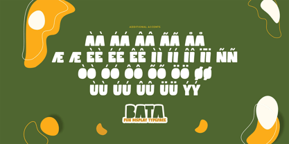 Bata Font Poster 8