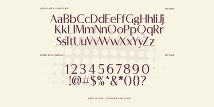 Morune Font Poster 2