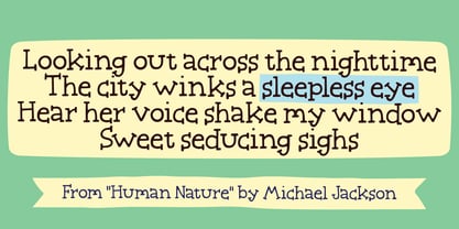 Sleepless Eye Font Poster 2