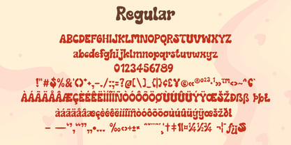 Retro Lovey Font Poster 7