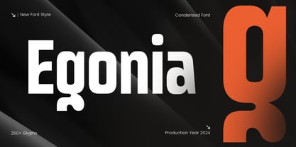 Egonia Font Poster 1