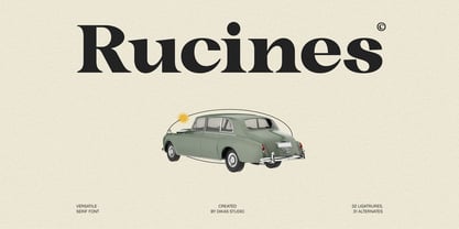 Ruciness Font Poster 1