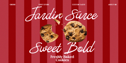 Editorial Collection Script Font Poster 4