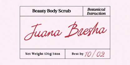 Editorial Collection Script Font Poster 3