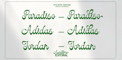 Auratime Font Poster 8