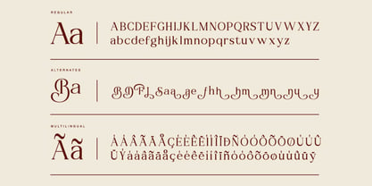 Bela Serfane Font Poster 2