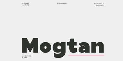 Mogtan Font Poster 1
