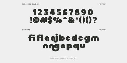 Mogtan Font Poster 3