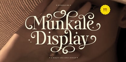 Munkale Display Font Poster 1