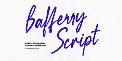 MC Bafferry Font Poster 1
