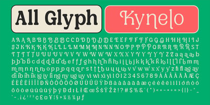 Kynelo Font Poster 9