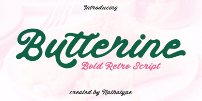 Butterine Font Poster 1