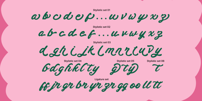 Butterine Font Poster 10