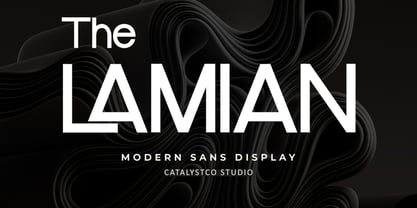 The Lamian Font Poster 1