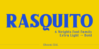 Rasquito Font Poster 1
