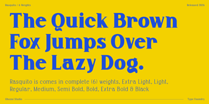 Rasquito Font Poster 2