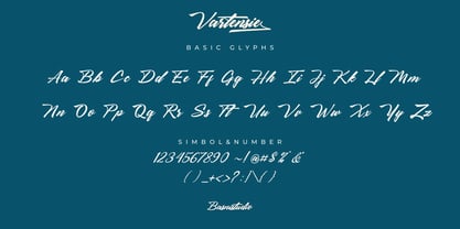 Vartensie Font Poster 6