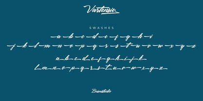 Vartensie Font Poster 7