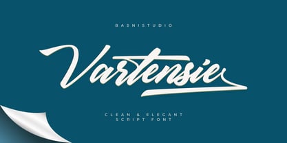 Vartensie Font Poster 1