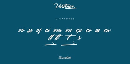 Vartensie Font Poster 8