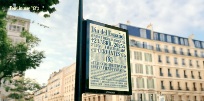 Azogue Font Poster 7