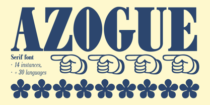 Azogue Font Poster 1