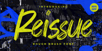 Reissue Font Poster 2
