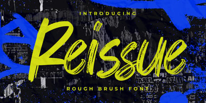 Reissue Font Poster 1