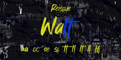Reissue Font Poster 8