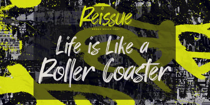 Reissue Font Poster 9