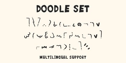 Funflare Doodle Font Poster 10