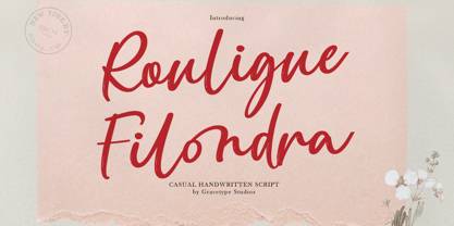 Rouligue Filondra Font Poster 1