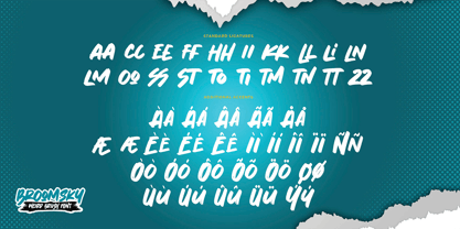Broomsky Font Poster 8