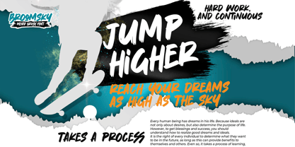 Broomsky Font Poster 4