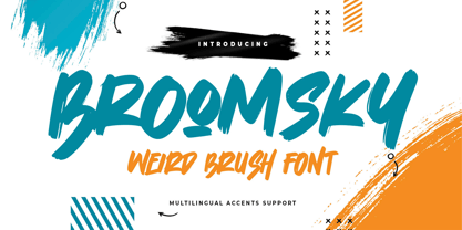 Broomsky Font Poster 2
