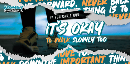 Broomsky Font Poster 6
