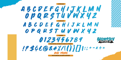 Broomsky Font Poster 7