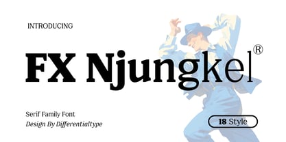 FX Njungkel Font Poster 1