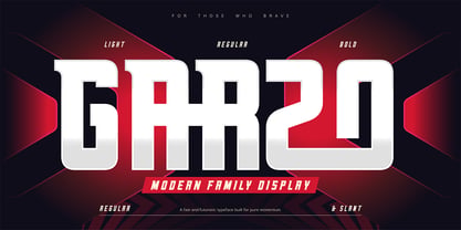 Garzo Font Poster 1