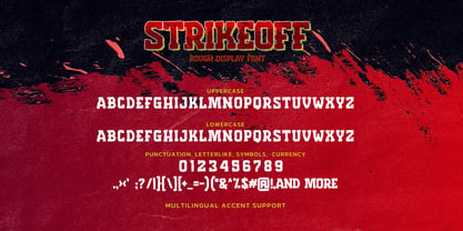 Strikeoff Font Poster 7