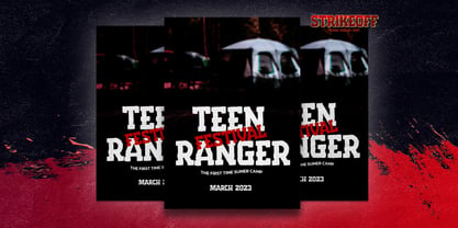 Strikeoff Font Poster 6