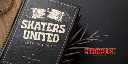 Strikeoff Font Poster 4