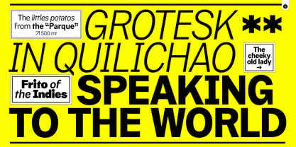 Quilichao Grotesk Font Poster 1