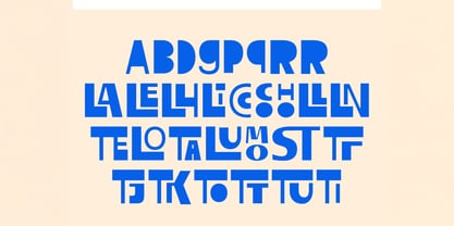 Razor Block Font Poster 5