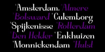 Miguola Font Poster 4