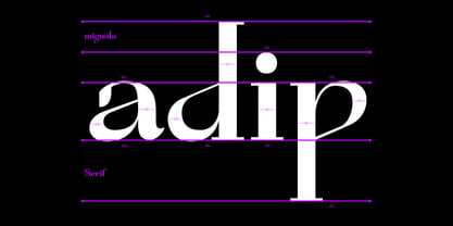 Miguola Font Poster 5