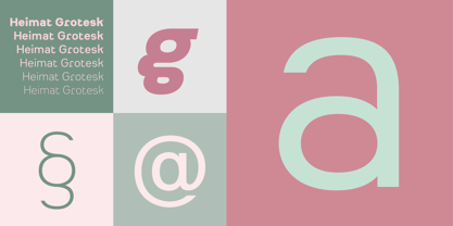 Heimat Grotesk Font Poster 4