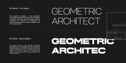 GC Nordix Font Poster 3