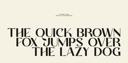 Charine Font Poster 2