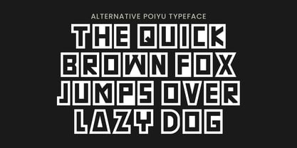 Poiyu Font Poster 8